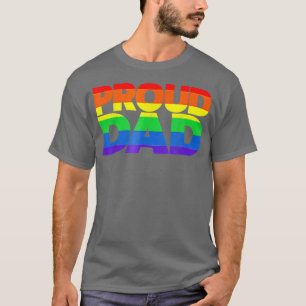 Camiseta Día del Padres LGBT: Bandera arco iris Orgullo Gay