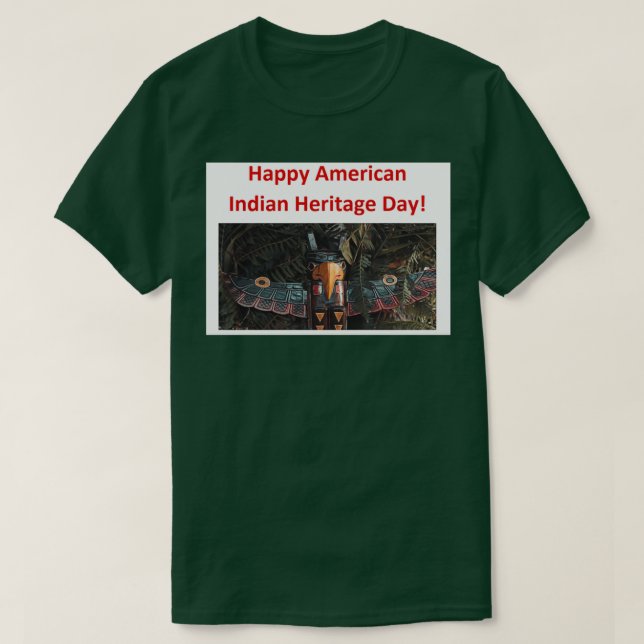 Camiseta Día del Patrimonio Nativo Estadounidense Premium T (Diseño del anverso)
