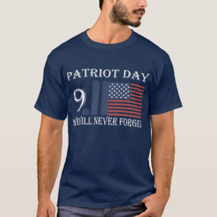 Camiseta Día del Patriota 9/11 Septiembre - Bandera de EE.