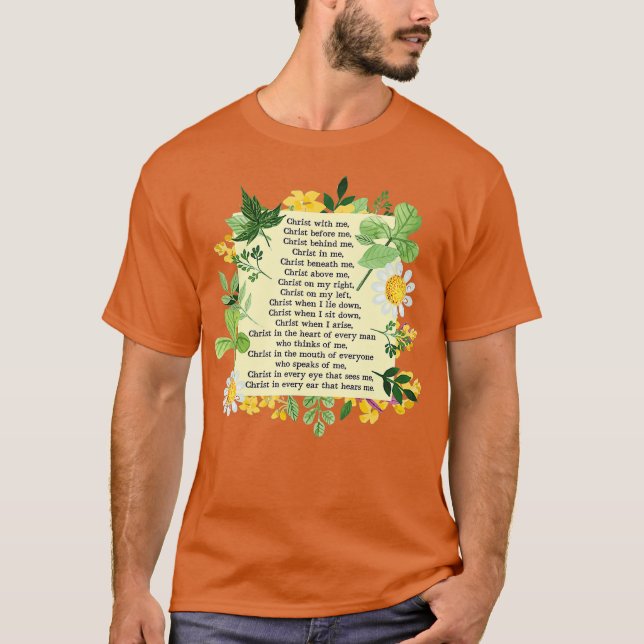 Camiseta Día del Patrón de Oraciones de St Patrick Breastpl (Anverso)