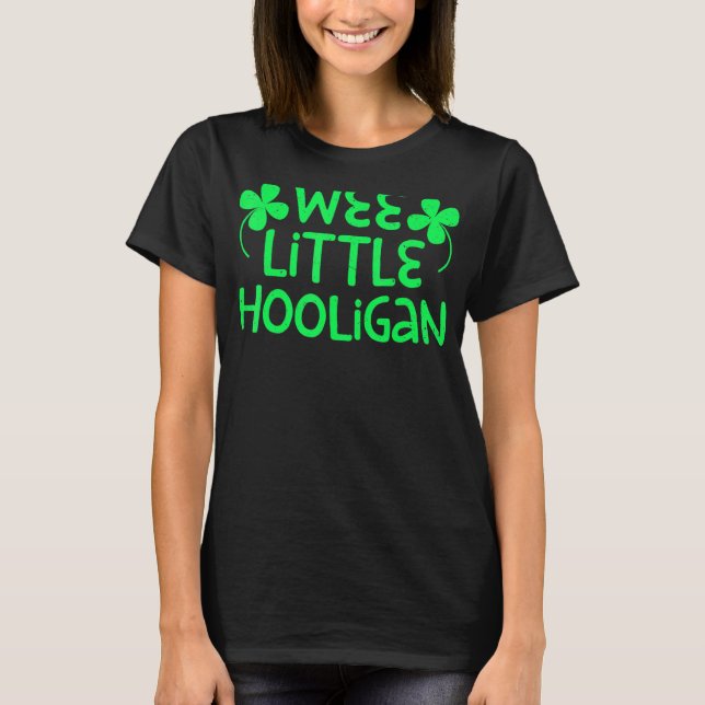 Camiseta Día del Pequeño Hooligan Saint Patrick (Anverso)