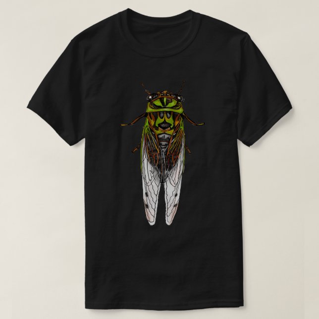 Camiseta Día del Perro Cicada Ilustracion Natural de los In (Diseño del anverso)