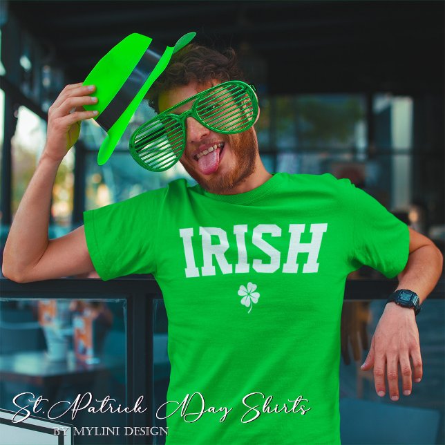 Camiseta Día del personalizado irlandés Shamrock St Patrick (Subido por el creador)