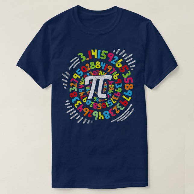 Camiseta Día del Pi (Diseño del anverso)