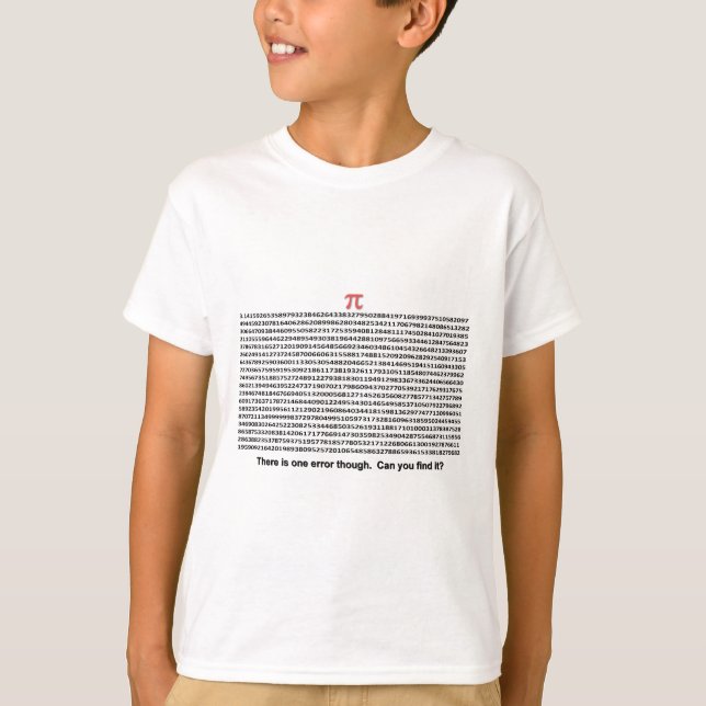 Camiseta Día del pi (Anverso)