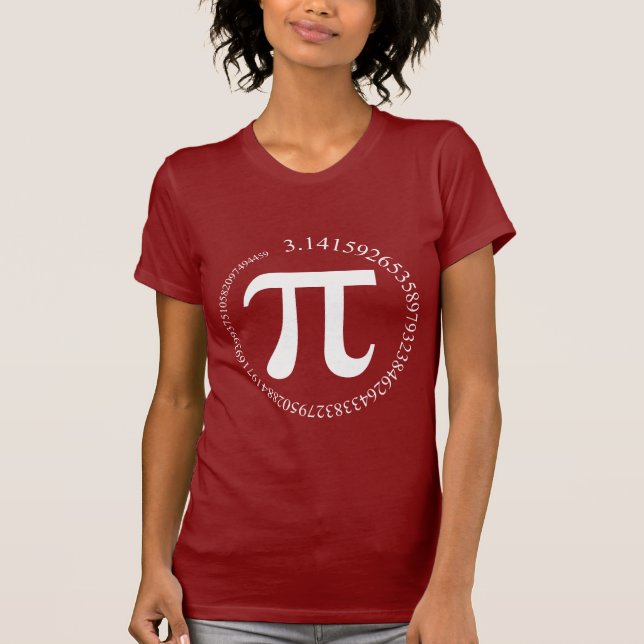 Camiseta Día del pi (π) (Anverso)