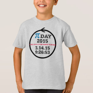 Camiseta Día del pi 2015 (camiseta de los niños M)
