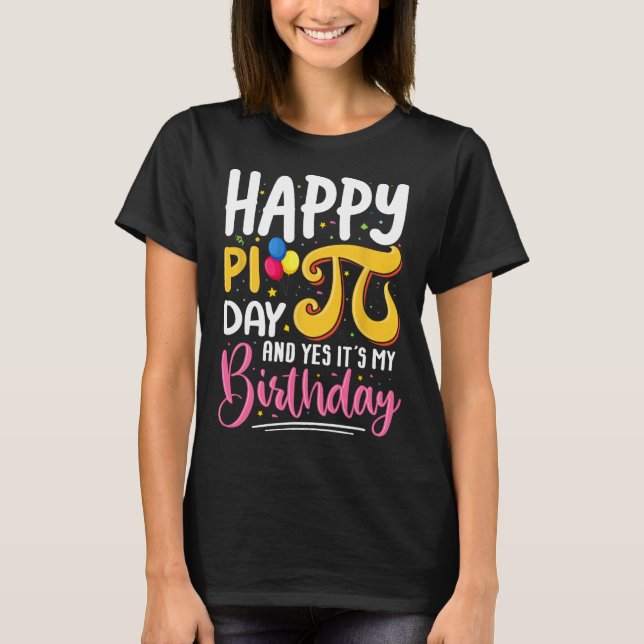 Camiseta Día del Pi Cumpleaños Math Lover Feliz Día del Pi  (Anverso)