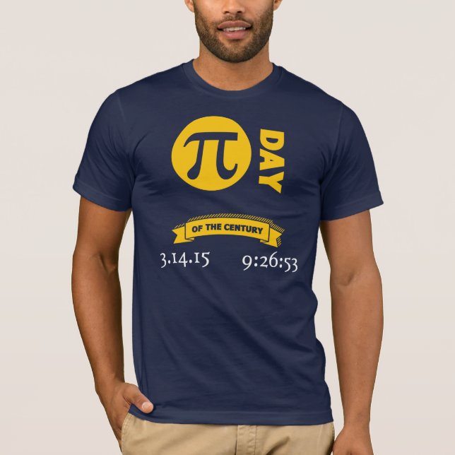Camiseta Día del pi del siglo (Anverso)