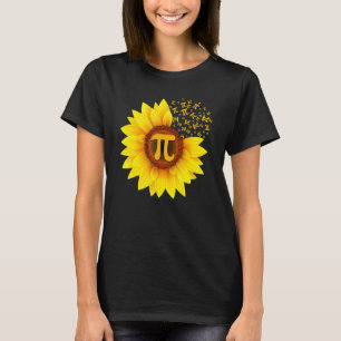 Camiseta Día del Pi Girasol 3 14 Símbolo del Número Pi Mate