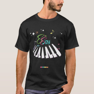 Camiseta Día del piano 28 de marzo de 2024 88keys 88días
