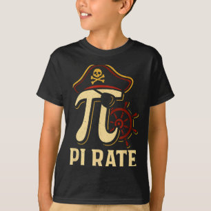 Camiseta Día del pirata divertido de las matemáticas Pi Rat