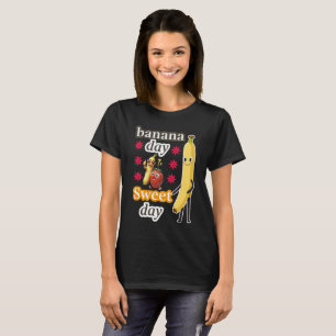 Camiseta Día del plátano, día más dulce