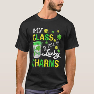 Camiseta Día del Profesor San Patricio, mi clase está llena