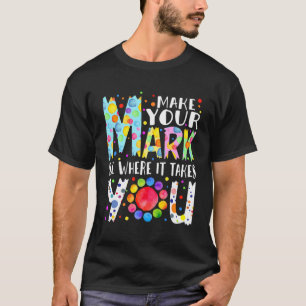 Camiseta Día del Punto del Arcoiris Haz que tu marca vea dó