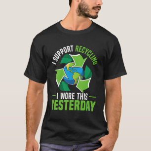 Camiseta Día del Reciclaje de la Naturaleza Ambiental Madre