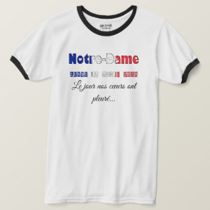Camiseta Día del Recuerdo de Notre-Dame de París