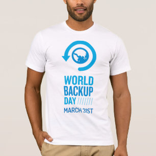 Camiseta Día del respaldo del mundo