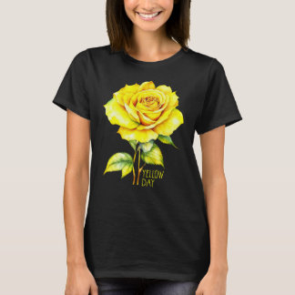 Camiseta Día del Rosa del Día Amarillo