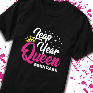 Camiseta Día del Salto - Reina de cumpleaños - Raras nacida
