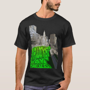 Camiseta Día del Santo Patrón de la Tradición Verde del Río