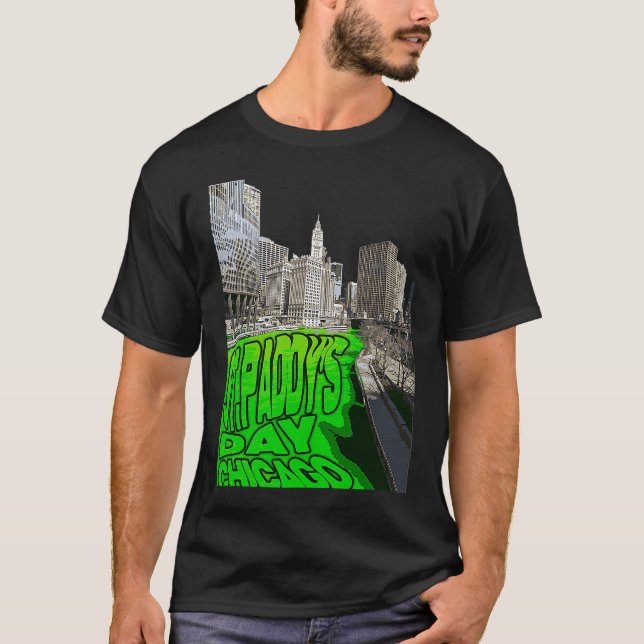 Camiseta Día del Santo Patrón de la Tradición Verde del Río (Anverso)