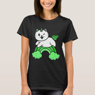 Camiseta Día del Santo Patrón Magia Rainbow Unicorn Boygirl