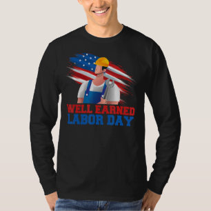 Camiseta Día del Sindicato, bien ganado, Orgulloso Día del