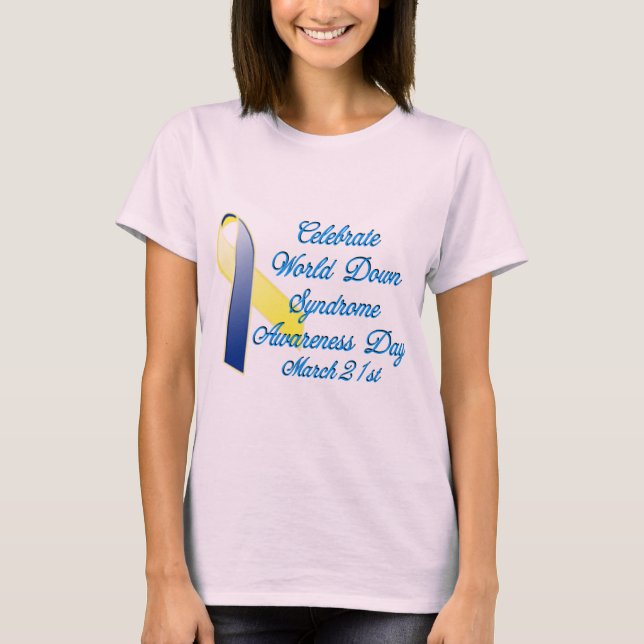 Camiseta Día del Síndrome de Down (Anverso)