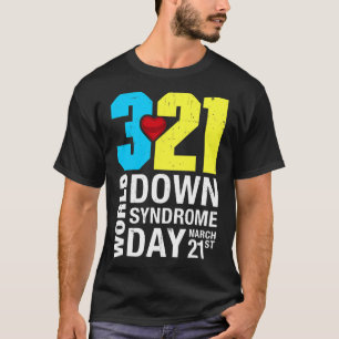 Camiseta Día del Síndrome de Down 21 de marzo para hombres 