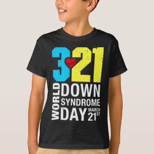 Camiseta Día del Síndrome de Down 21 de marzo para hombres 