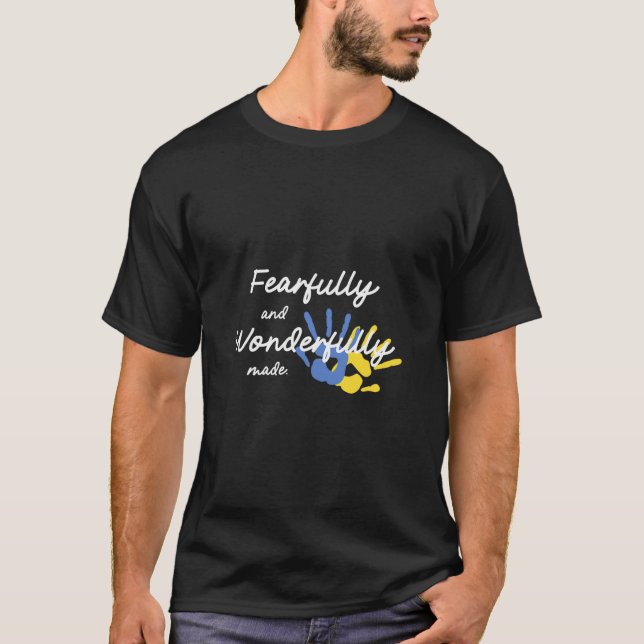 Camiseta Día del Síndrome de Down Para Combatir Ideas De Cá (Anverso)