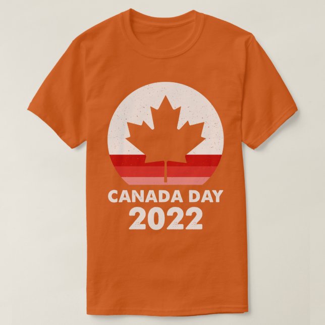 Camiseta Día del Sol Retro en Canadá 2022 (Diseño del anverso)