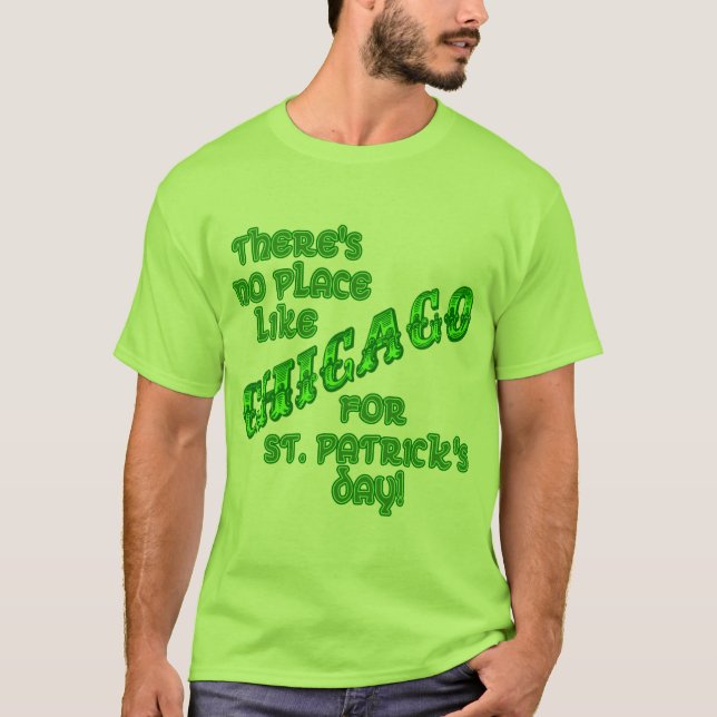 Camiseta Día del St Patricks de CHICAGO (Anverso)