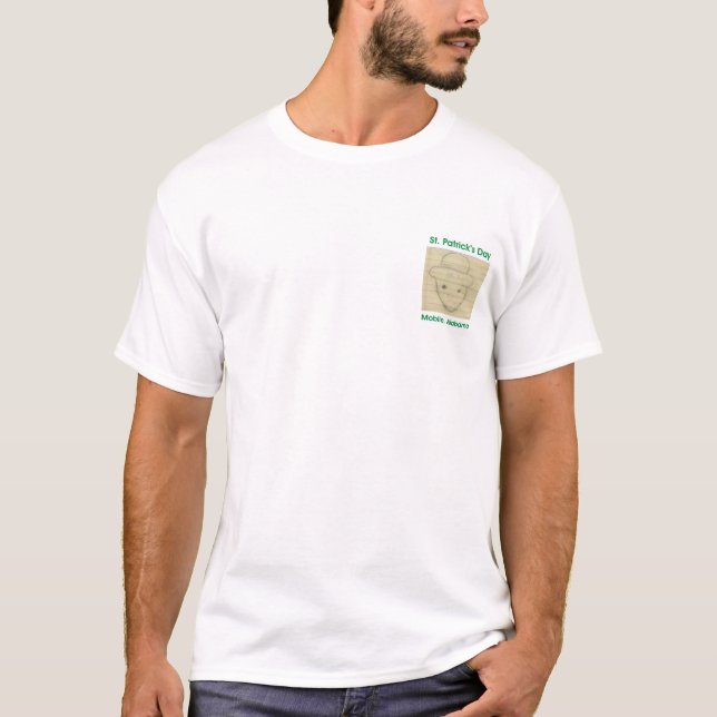 Camiseta Día del St. Patricks en el móvil, AL (Anverso)