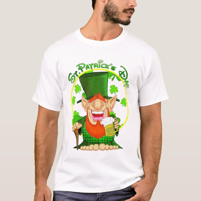 Camiseta Día del St Patty feliz (Anverso)