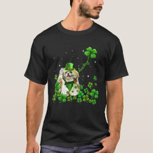 Camiseta Día del Sta Patrocinador del Shamrock Shih Tzu