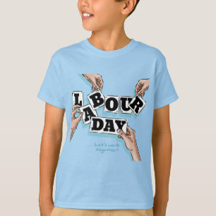 Camiseta Día del trabajo a mano - Trabajemos juntos
