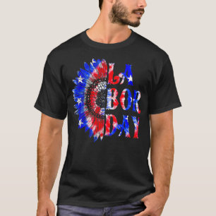 Camiseta Día del Trabajo Bandera del Girasol Estados Unidos