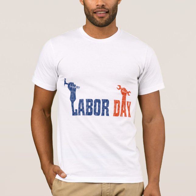 Camiseta Día del Trabajo celebra el primero de mayo (Anverso)