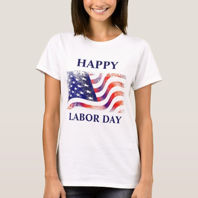 Camiseta Día del Trabajo de la Bandera Estadounidense en Az (Anverso)