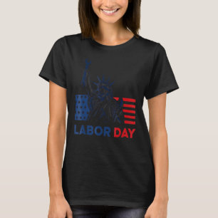 Camiseta Día del Trabajo Estatua de la Libertad de Estados 
