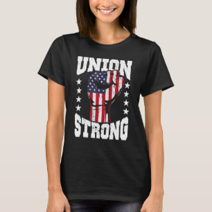 Camiseta Día del Trabajo Fuerte Mujeres Y Hombres Feliz Tra