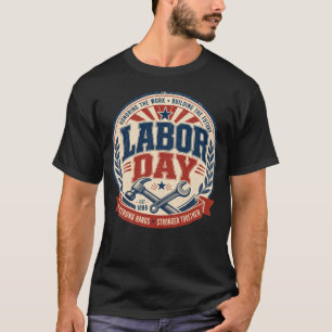 Camiseta Día del Trabajo Manos Fuertes Más Fuertes Juntos