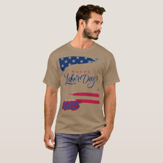 Camiseta DÍA DEL TRABAJO patriótico feliz