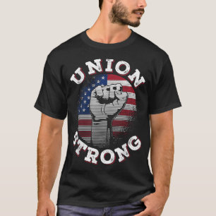 Camiseta Día del Trabajo Sólido de la Unión