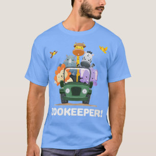 Camiseta Día del Zoológico de Mujeres Regalos Zoo Keeper VN