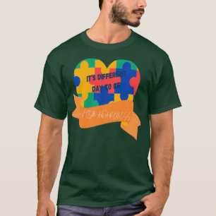 Camiseta Día diferente de Itx27 para ser CONCIENCIA AUTISTA