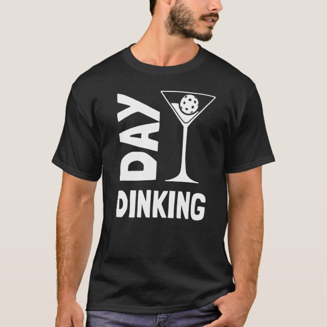 Camiseta Día Dinking Martini Pickleball 1 (Anverso)