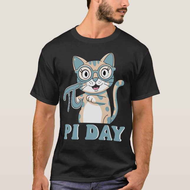 Camiseta Dia divertida de los dígitos Pi, lindo axolotl ama (Anverso)